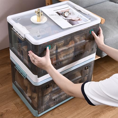 Conteneur articles divers mobile et pliable pour optimisation de stockage maison