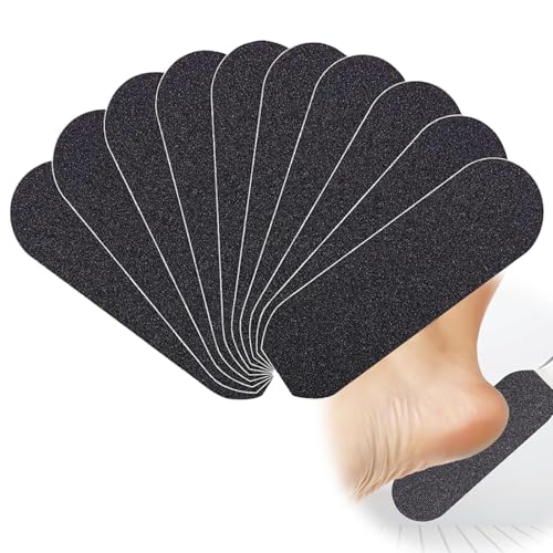 Pedicure File Refill Pads – 50PCS 80 Grit Self-Adhesive Foot File Replacement Pads, Hard Skin Remover, Callus Remover for Feet, Foot Scrubber for Dead Skin