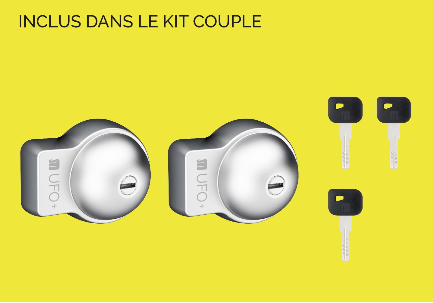 Serrure Antivol UFO+ Double Acier Inox pour Véhicules Utilitaires