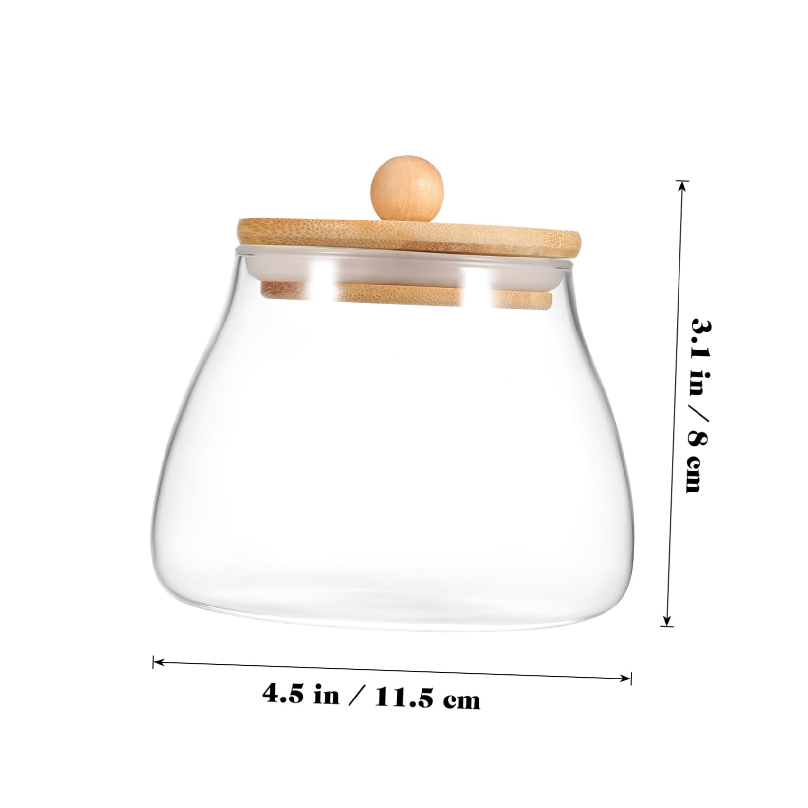 GALPADA 4 Pezzi Barattolo Sigillato Avena Coperchio Grandi Vasetti Barattoli Ermetico Distributore Contenitori Caramella Bottiglia Paglia Potere Mini Bottiglie Con Coperchi Filtro Di Legno