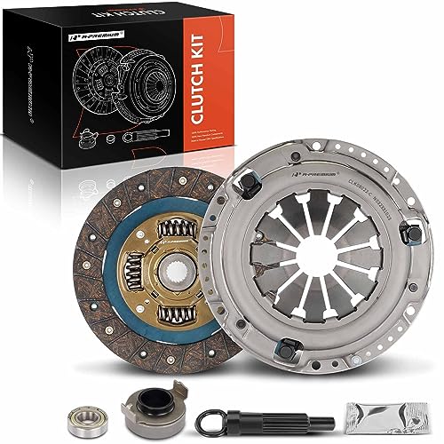 A-Premium Transmission Clutch Kit Set Compatible with Honda Civic 1992-2005 Civic del Sol 1993-1995 1.5L 1.6L 1.7L Replace# 22300P2E003 621302177