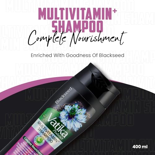 Vatika Naturals Multivitamin Enriched Blackseed Shampoo 400ml - Image 4