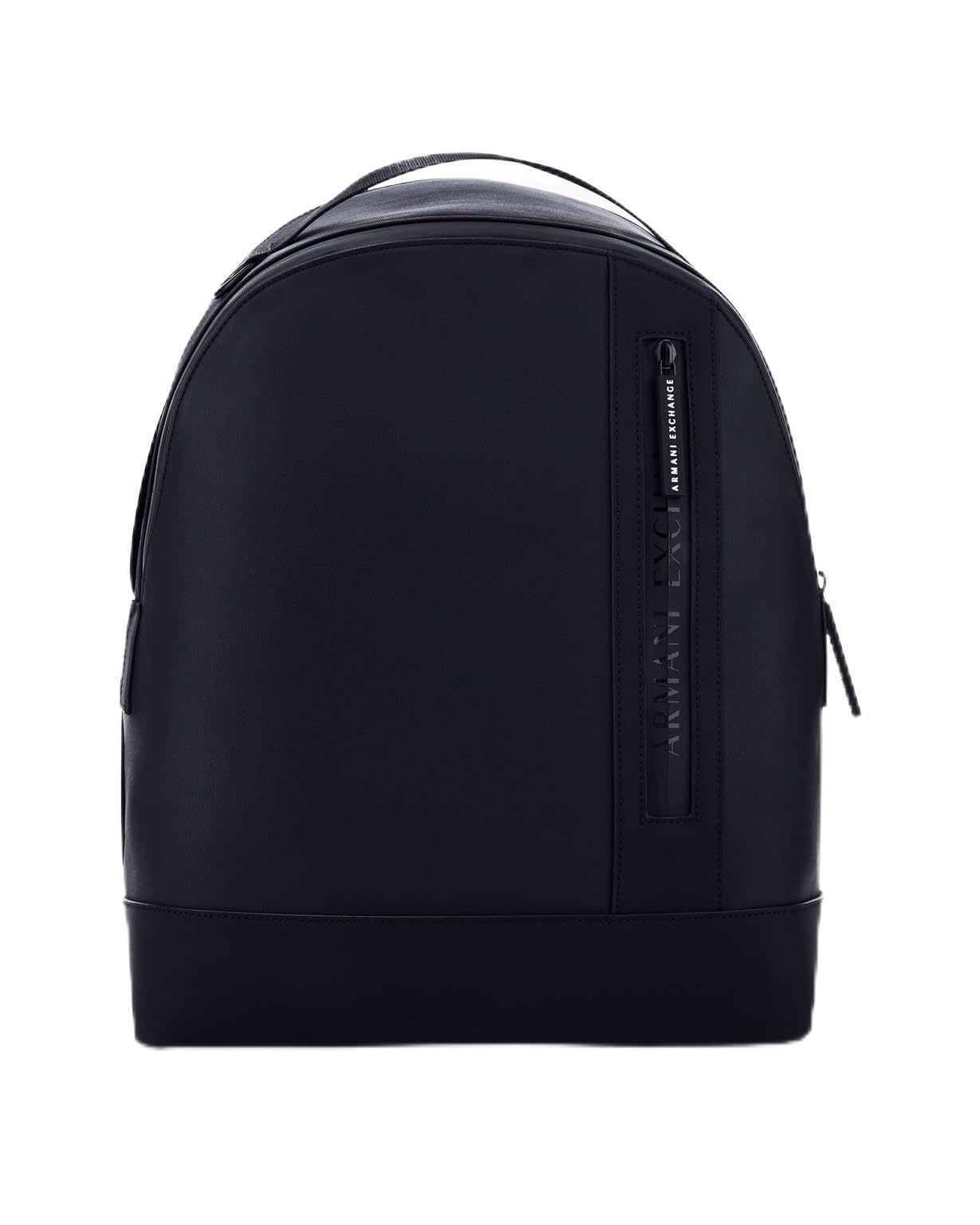 Armani Exchange A|X Men's Angel, logoed front pocket, vertical zipper, Backpack, Black Medium size