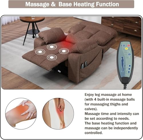 Sillón grande con mando eléctrico y puerto USB color otro miniatura 3