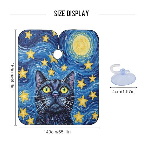 Capa de Corte para Cabello Kigai Starry Night para Hombre miniatura 3