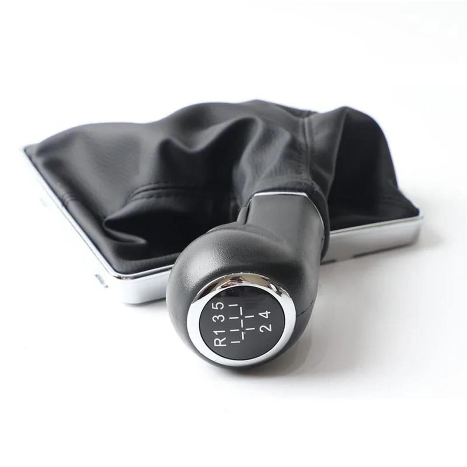Sunbangoz One Color For Astra Iii H 1.6 2004-2010 Gear Shift Knob Lever Shifter 5 6 Speed With Leather Gaiter Boot Cover(5)