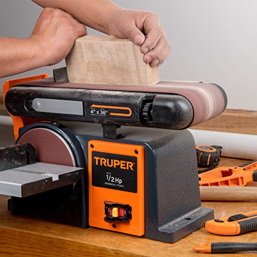 Lijadoras de banda industrial 19 lijadora de banda industrial marca TRUPER (2)