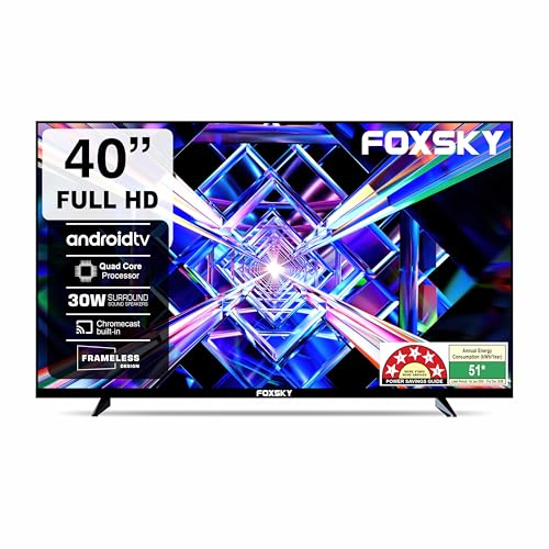 Image of Foxsky 101.6 cm (40 inches) Full HD Smart LED TV 40FS (Black)
