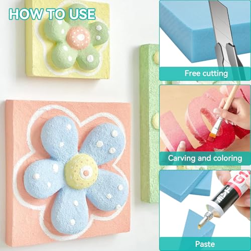 Miniatura 6 de Mhdjq Base De Diorama De Tablero De Espuma Para Manualidades 30 X 20 X 5cm Tableros De Espuma Para Modelismo Diy Creación De Maquetas Y Artesanales 2pcs 2, 30 20 5cm