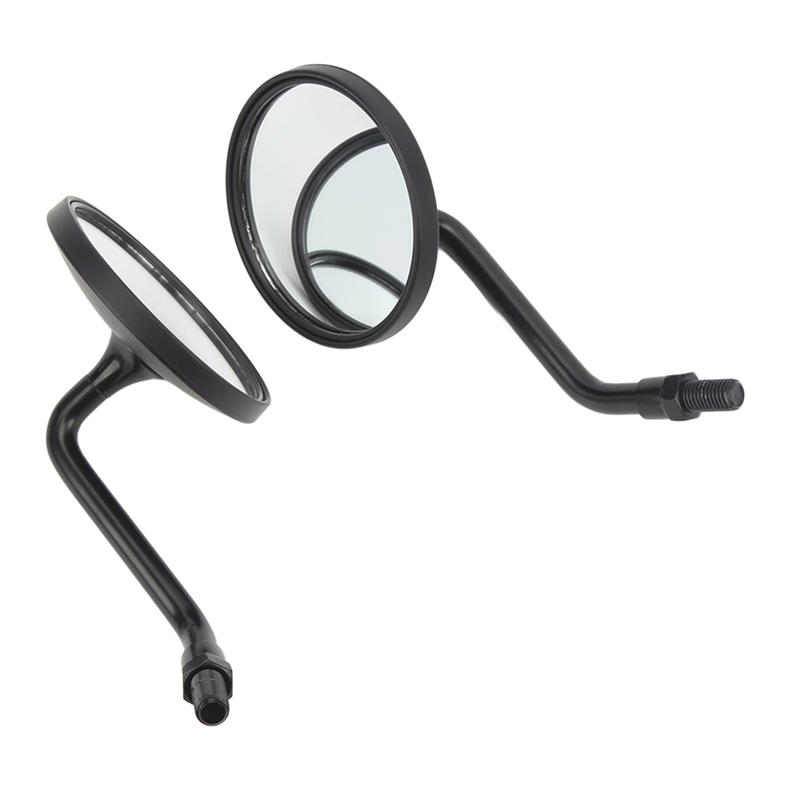 Dioche Lusterka Motocyklowe Prawe Uniwersalne Lusterko Wsteczne 3,4 Cala Wide Vision Lusterka Kierownicy do Motocykli - Wysoka rozdzielczość, Trwały Stop Aluminium CNC, łatwa Instalacja, Klasyczne