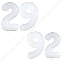 Vista 172 de GOER Globos con el número 80 para decoraciones de fiesta de cumpleaños número 80, globos de helio de aluminio jumbo de 42 pulgadas para 80 Oro rosa