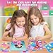 Beauwow Poke Art Kit for Girls - Mess Free Craft Activity, DIY Poke Hands Art for Kids, Creative Sensory Toy Set, Xmas Gifts for Ages 3 4-8 Year Old Girls Toys