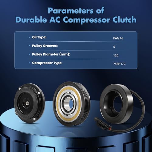 Image of ECCPP A /C Compressor Clutch 2012-2014 for Chevrolet Equinox 2.4L AC Clutch