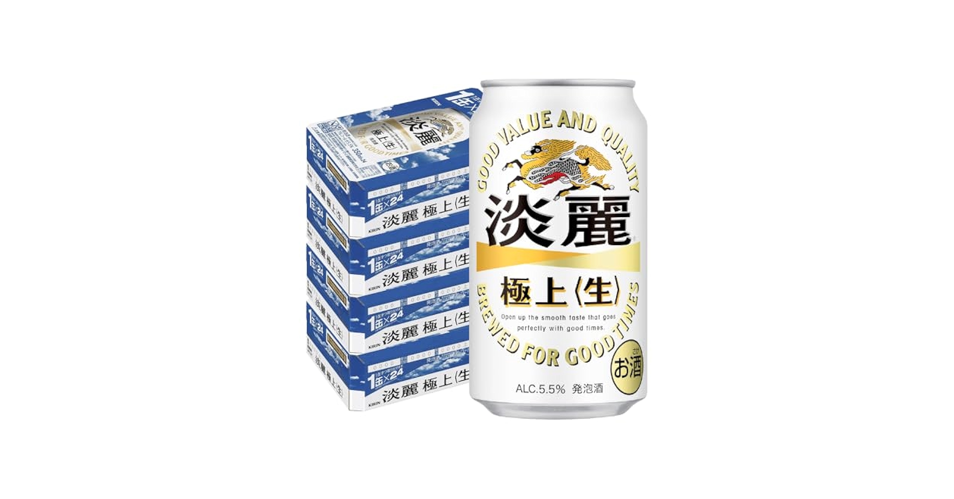 Amazon.co.jp: キリン 淡麗極上〈生〉 350ml缶 24本×4ケース（96