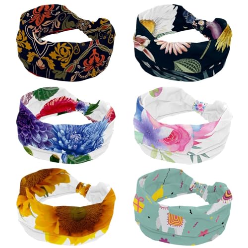 Bandeau large pour femme évitant les cheveux dans les yeux lors du sport
