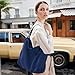 YAVCOOL Canvas Tote Bag for Women Large Hobo Shoulder Bag for Work Travel Casual Message Bag Tote Purse handbags
