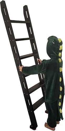 Wooden Floorstanding Bunk Ladder Black Non-Slip RV Bed Ladder 6-Step with Mounting Hook Load 330lbs Capacity 175m574ft6-Step disponible en Yaxa Guatemala