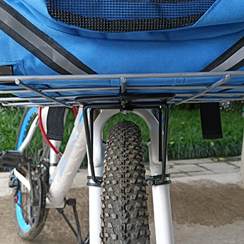 YUNNUO Porte-bagages avant, porte-bagages de vélo, avec support de guidon, avec kit de fixation universel – vue 3