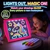 Marvin's Magic Glow Art Neon LED Drawing Board for Kids - Pink Doodle Board with Glow in the Dark Markers - Light Up Tracing Pad and Drawing Tablet - Mess Free Arts and Crafts Set Ages 5+ #3