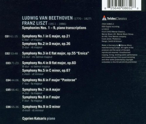 Cyprien Katsaris - Beethoven/ Arr Liszt. Sympho