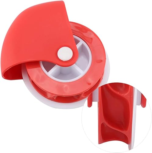 Miniatura 5 de Cortador de masa de rodillo, cortador manual de entramado de fideos, fabricante de pasta de plástico, rodillo de masa, rodillo de panadería de