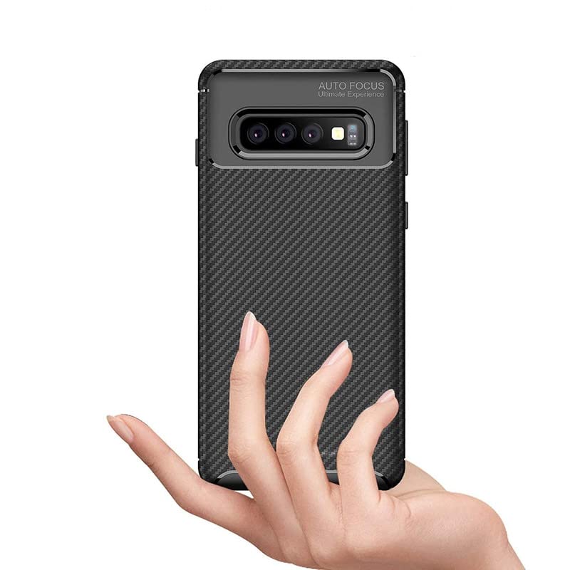 MoreFit Rubber Premium Tough Rugged Solid Black Shock Proof Slim Armor Brushed Texture Back Cover Case for Samsung Galaxy S10+ (B09Y2BRNZP) Amazon Price History, Amazon Price Tracker