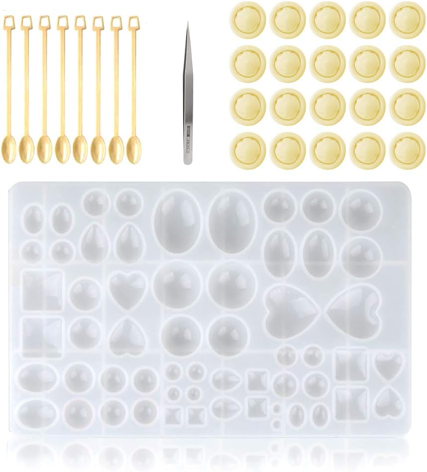 Epoxy UV Crystal Clear Resin Molds for Jewelry