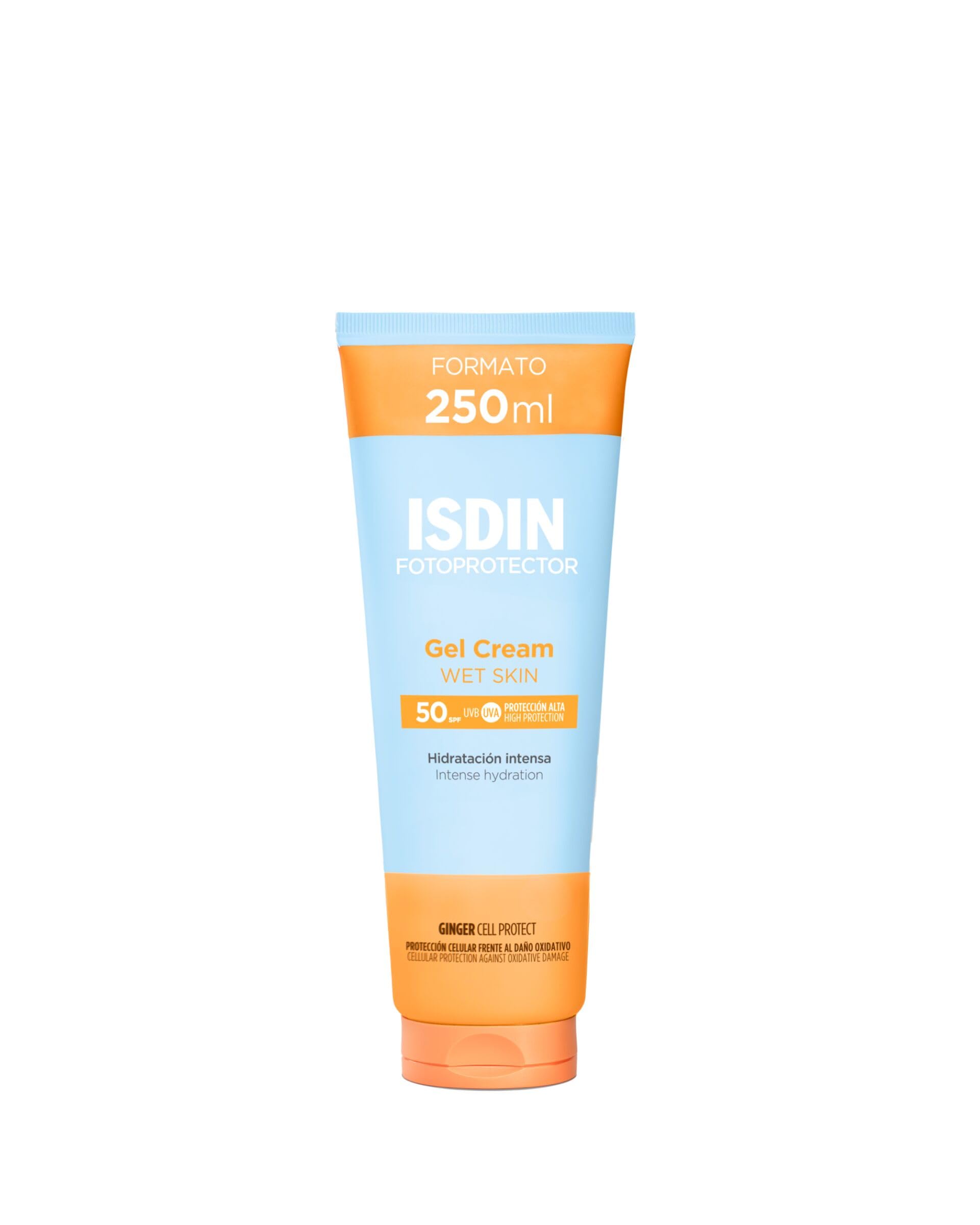 ISDIN Fotoprotector Gel Cream SPF 50, 250 ml Crema Solar Corporal refrescante e hidratante