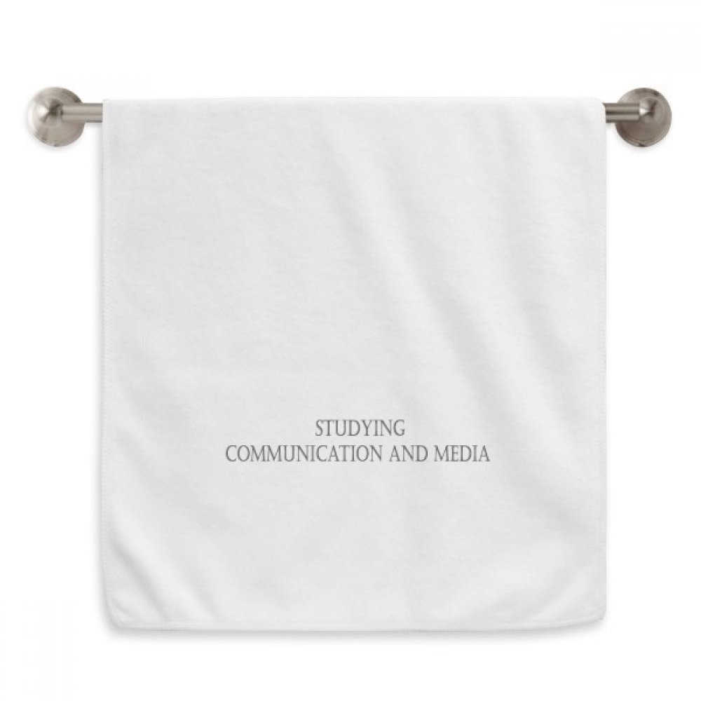 Serviettes débarbouillettes Citation Médias essuie-mains absorbant pour salle de bain