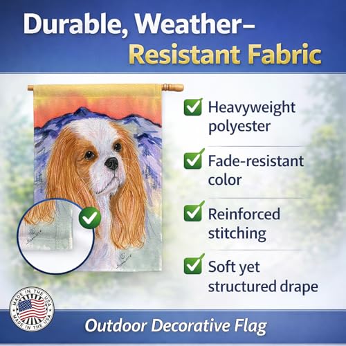 Cavalier Spaniel Flag Canvas multicolore grand format résistant aux UV - 6