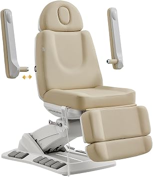 Beauty Spa Medical Treatment Bed 4 Motor Electrical Facial Medical Spa Tables with Rotating Seat AURORA