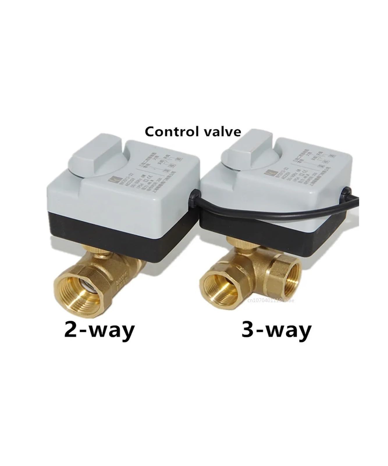 Mosiężny zmotoryzowany zawór kulowy, 3-przewodowy, elektryczny siłownik z dwoma sterownikami, AC 220 V, 3-drożny/2-drożny, DN15, DN20, DN25, DN32, DN40, przełącznik (2-drożny, DN25)