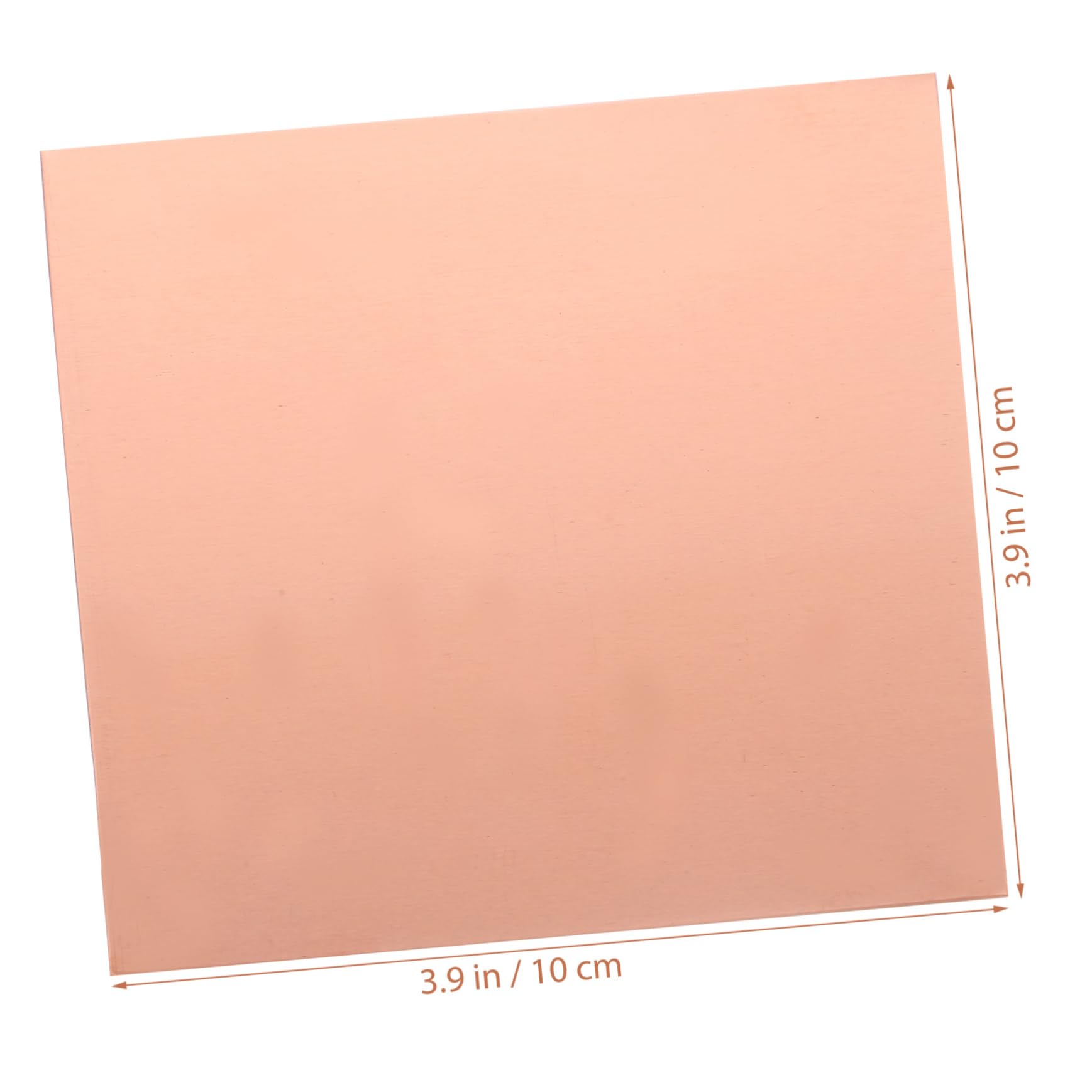 BELLIFFY 1 Sheet Plate Plates Crafts Crafting Jewelry Copper Plate Metal Plate Copper Plate for Jewelry