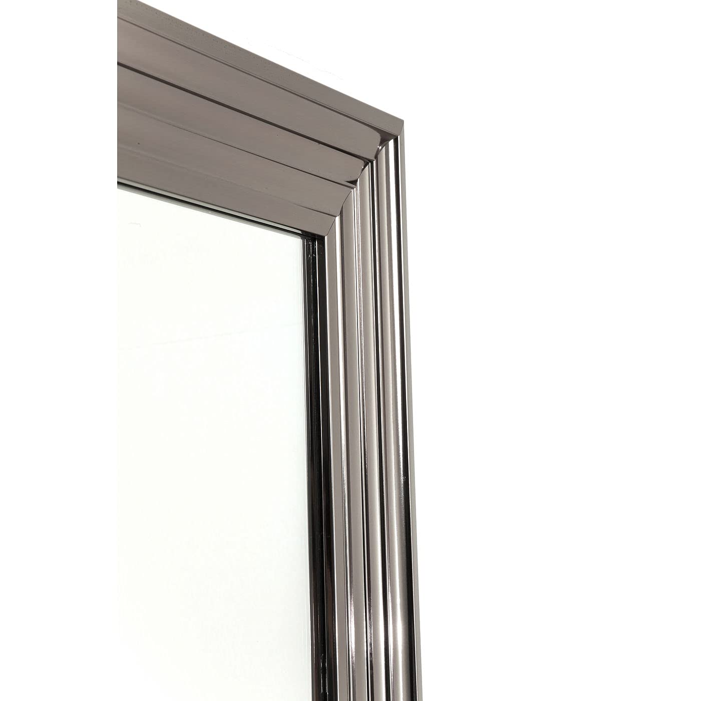 Kare Design Espejo Marco Eve Plata Espejo De Pared Para Salón Dormitorio Pasillo Espejo De Cuerpo Entero Vestidor Decorativo 180 X 90 X 4 Cm