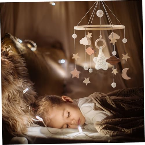 Mobile pour bébé en bois fait main style Boho chic pour berceau - 6