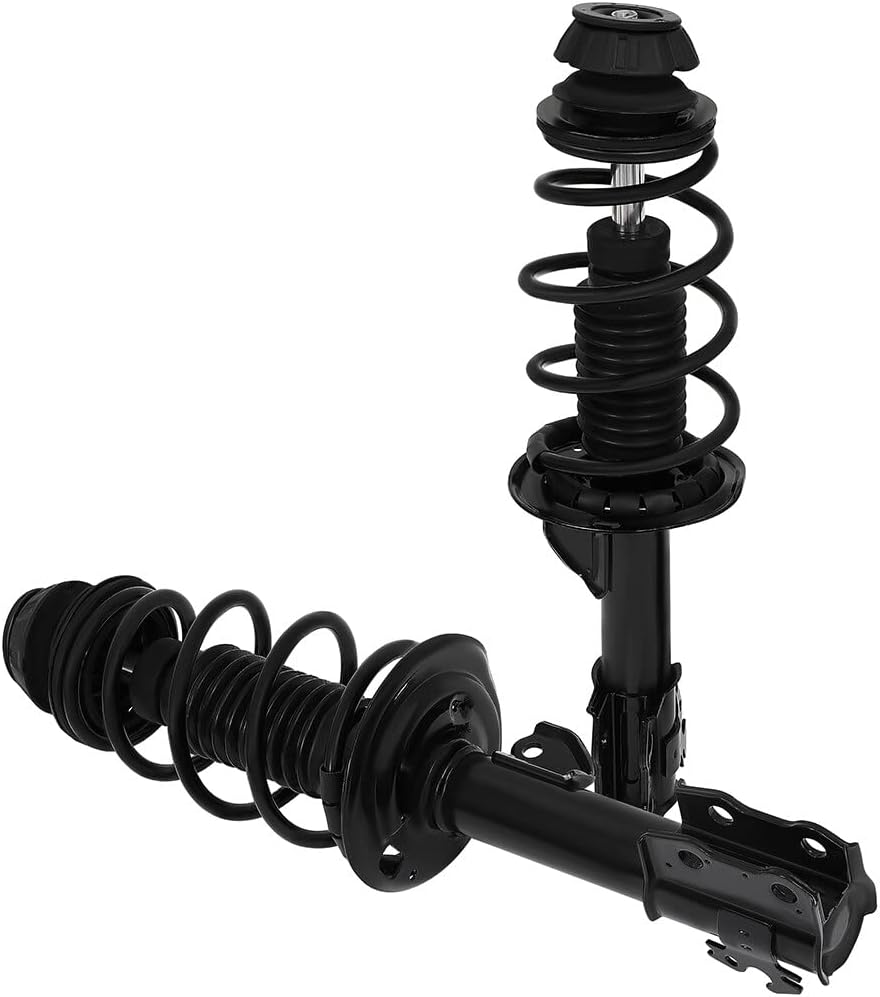Front Left and Right Struts Assembly Shock Absorber with Coil Spring for Scion xD 2008-2010,172442 172441