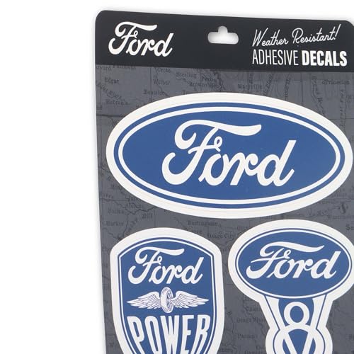 Ford Logo Adhesive Vinyl Decals - Set of Ford Stickers for Car, Window, Water Bottle or Laptop - Image 5