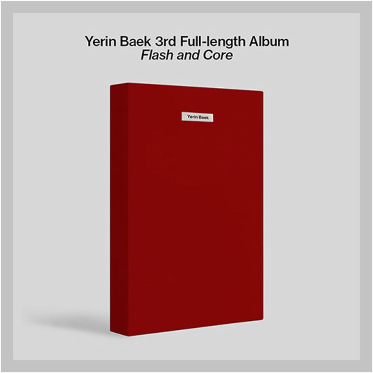 Baek Yerin Flash and Core 3rd Full Album with Tracking Sealed