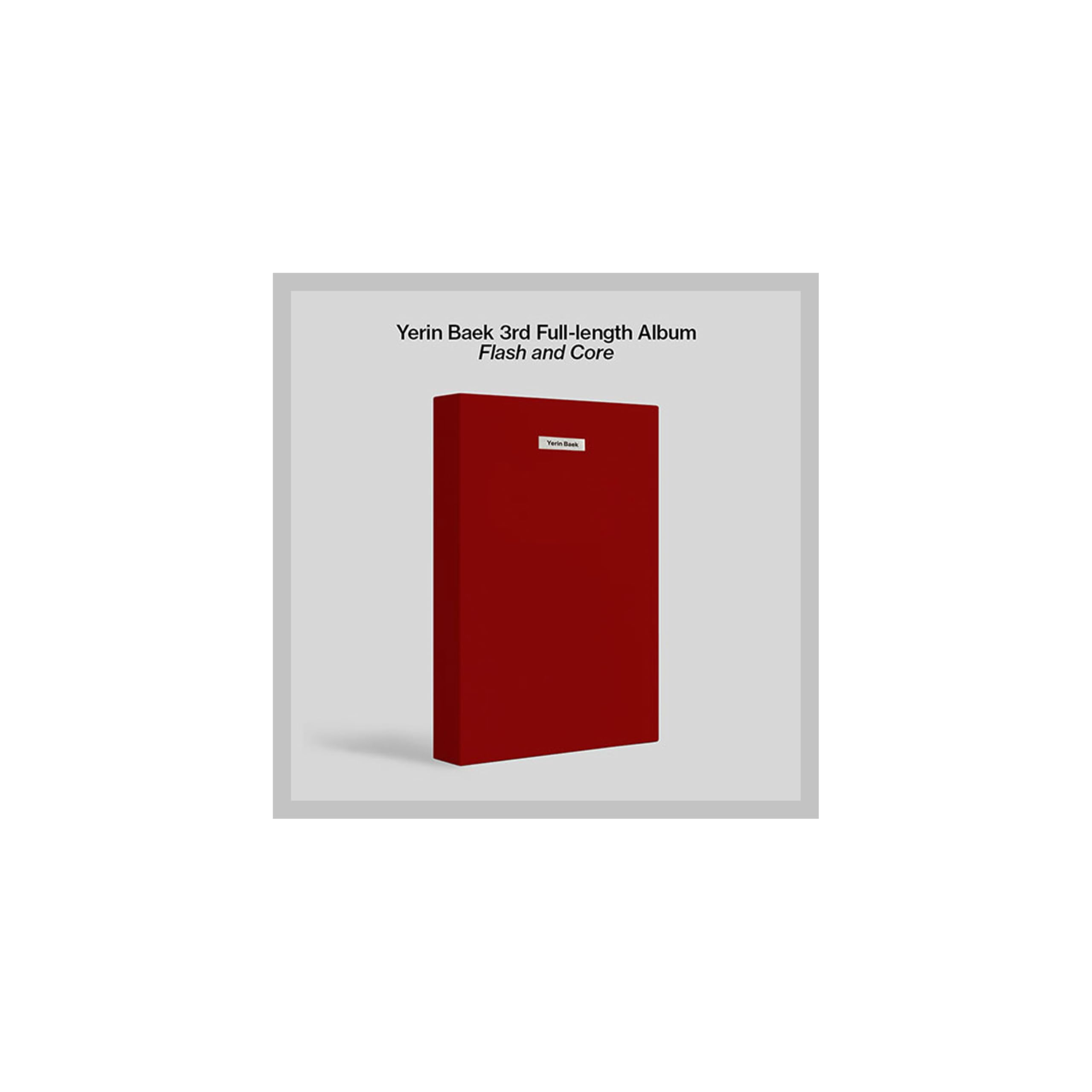Baek Yerin Flash and Core 3ème album complet sous blister pour vos soirées vinyle et CD