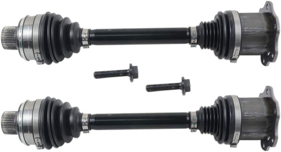 2Pcs Front CV Axle Shaft Assembly Replacement for 2013-2017 Q5 2.0L 3.0L Part# 8R0407271G 8R0407271F (Left & Right)