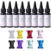 VidaRosa UV Color Resin Epoxy Resin Fast Drying No Mixing No Pigment Needed 30ML, 8 Colors