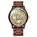 Produktbild Men's Wooden Automatic Mechanical Watch Wooden Strap Hollow Transparent Hand Watch Party Couple Birthday Valentine's Day Gift Gift Red