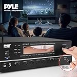 Pyle 7.1-Channel Hi-Fi Bluetooth Stereo Amplifier - 2000 Watt AV Home Theater Speaker Subwoofer Surround Sound Receiver w/ Radio, USB, RCA, HDMI, MIC IN, Supports 4K UHD TV, 3D, Blu-Ray - PT796BT - Image 5