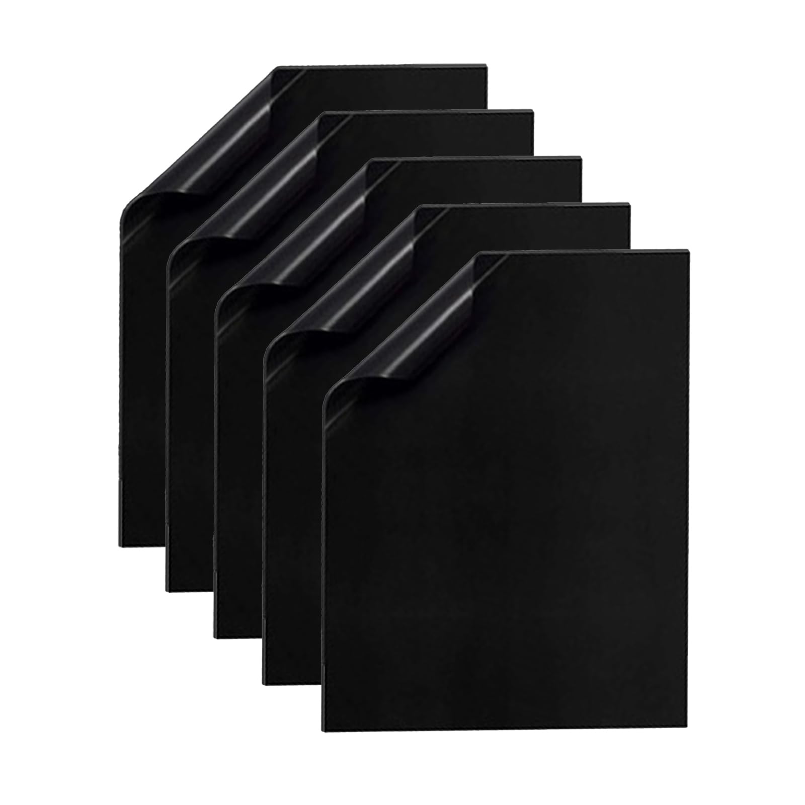 Snorvixre 5PCs Thickened Teflons Grills Mats Set Nonstick BBQ Cooking Baking Tray Practical Barbecue Essential Teflons Grills Pad