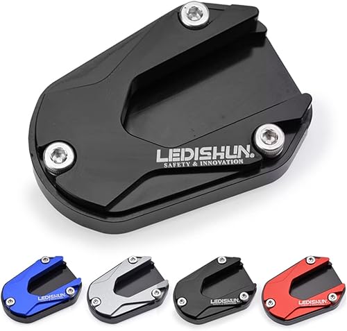 Soporte de soporte lateral para motocicleta, soporte de placa ampliadora compatible con Honda Rebel CMX300 CMX500 CMX 250 300 CMX 500 2017-2023 Soporte de soporte lateral para motocicleta, soporte de placa ampliadora compatible con Honda Rebel CMX300 CMX500 CMX 250 300 CMX 500 2017-2023