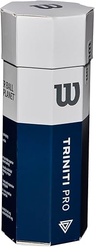 Miniatura 2 de WILSON Triniti Pro - Pelotas de tenis (3 bolas), color amarillo