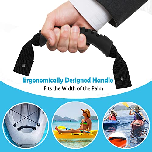 Xximuim Kayak Carry Handles,1 Pair Durable Canoe Boat Side Mount Carry Handle Replacement Handles for Kayaks Suitcase Luggage