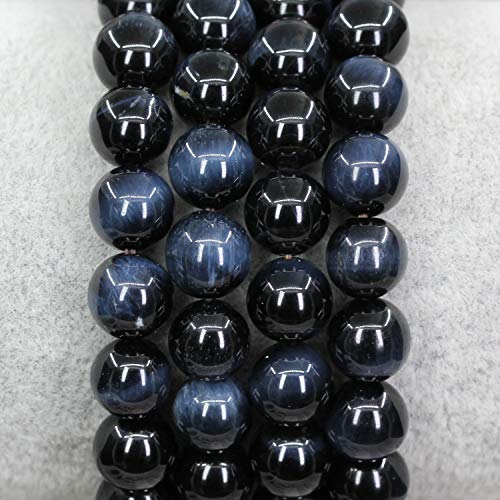 Natural Blue Tiger Eye Crystal Gemstone 8Mm Round Beads Stretch Bracelet 7 Inch #TOP1