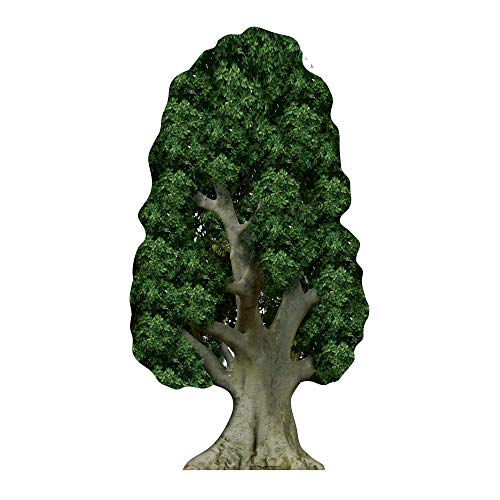 Star Cutouts Ltd Star SC275 Tree Cardboard Cutout Perfect for Nature Parties, The Stage and Displays 179cm Tall