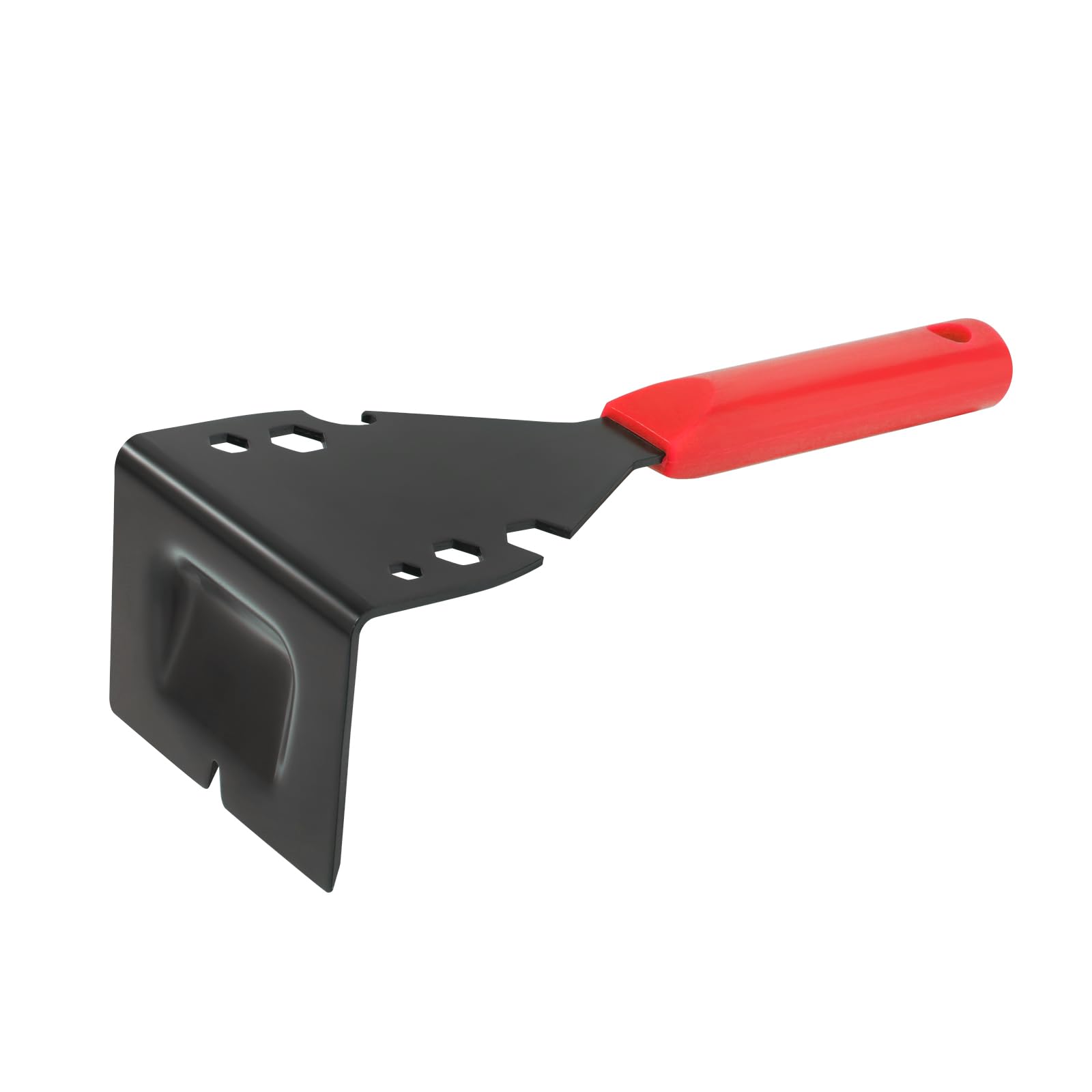 Twilight Garage Red Trim Puller Pry Bar, Multi-Tool Heavy Duty Trim Puller Moulding Removal Tool For Removing Wood Floor, Baseboard, Door Casings, Tiles, Nail Pullin (Red)